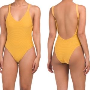 Vitamin A Louise ribbed one piece swimsuit
